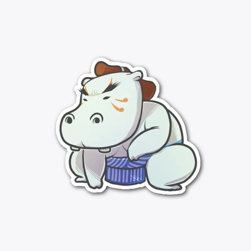 Hippo Sumo Wrestler